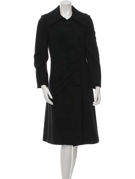 christian dior women's coats|Christian Dior long wool overcoat.